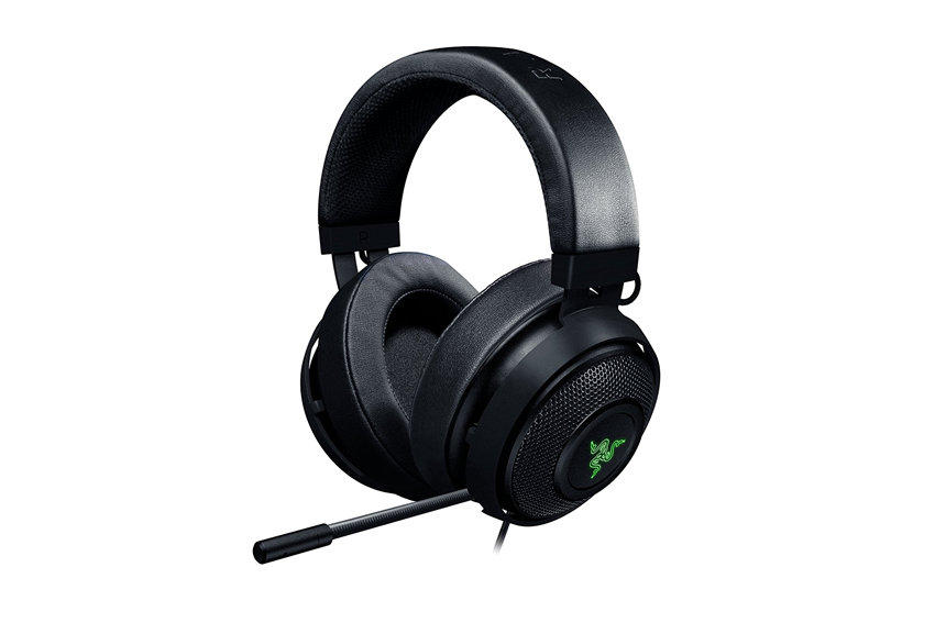 Razer Kraken 7.1 V2: 7.1 Surround Sound - Retractable Noise-Cancelling Mic - Lightweight Aluminum Frame - Gaming Headset Works with PC & PS4 - Black